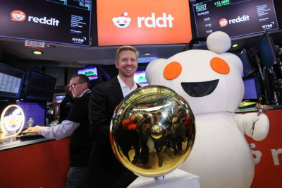 Акции Reddit взлетели на 70% в первый день торгов на NYSE