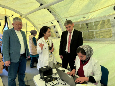 В Араване мобильная клиника проводит операции и обследования