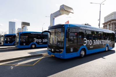 В Москву поступила очередная партия электробусов КАМАЗ