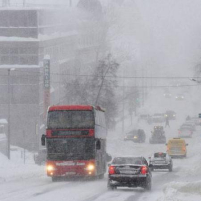 В Татарстане перекрыли две трассы из-за снегопада