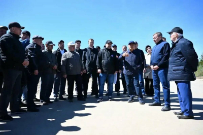 Минниханов оценил ход посевной кампании в Тюлячинском районе Татарстана