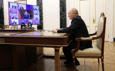 Владимир Путин провел совещание с постоянными членами Совета Безопасности РФ