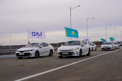 В ЗКО сдана в эксплуатацию первая двухуровневая автотранспортная развязка