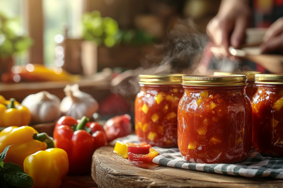 Соседка умоляла о рецепте: лечо с рисом &mdash; густое, пряное, и с макаронами &mdash; объеденье