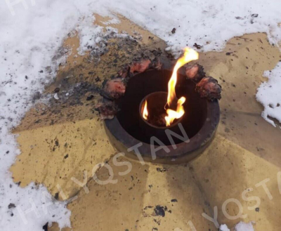 Неизвестные пожарили курицу на на Вечном огне в Риддере   