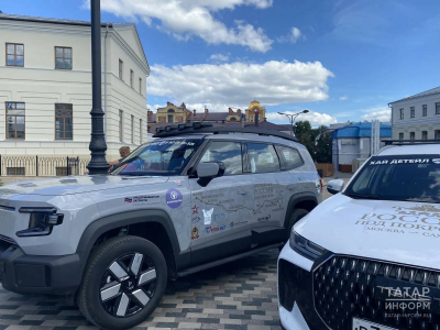 В Казани встретили православный автопробег предпринимателей