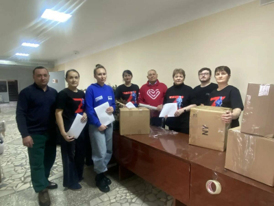 Гуманитарный конвой из Буинска доставлен военнослужащим на передовую