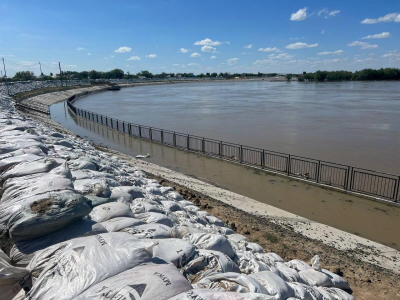 Древние захоронения в городище Сарайшык защищены от подтоплений