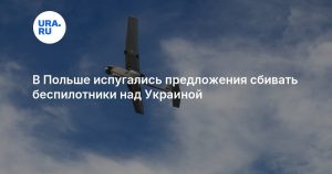 В Польше испугались предложения сбивать беспилотники над Украиной